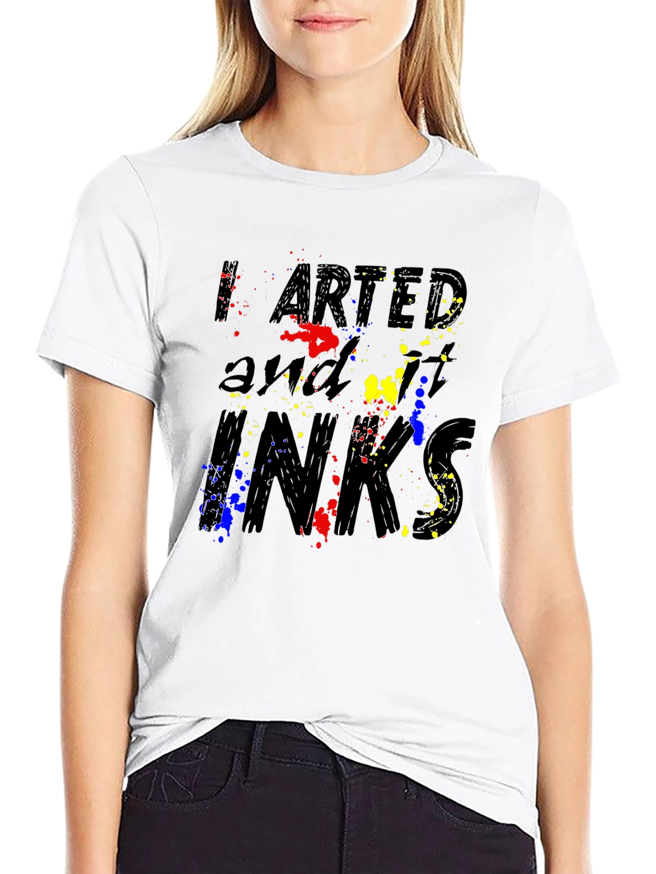 Artsy Inks T-Shirt: Splatter Paint Design