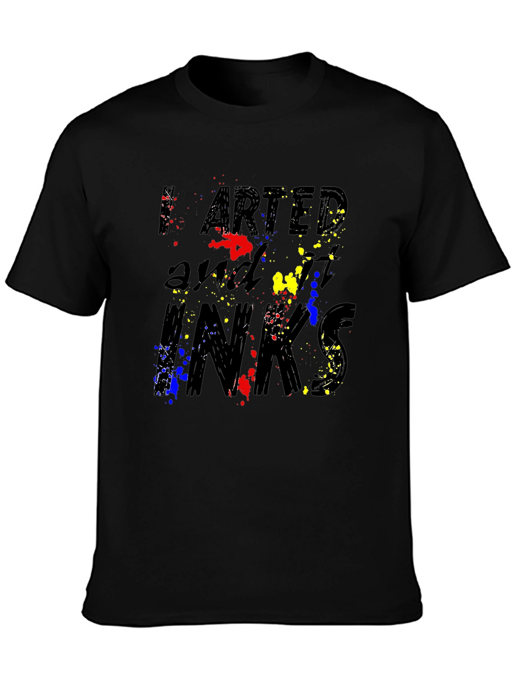 Artsy Inks T-Shirt: Splatter Paint Design