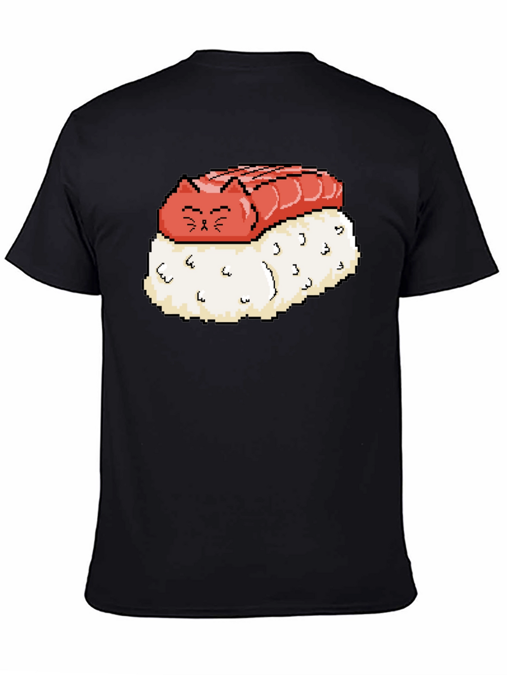Sushi Cat Pixel Art Graphic Tee