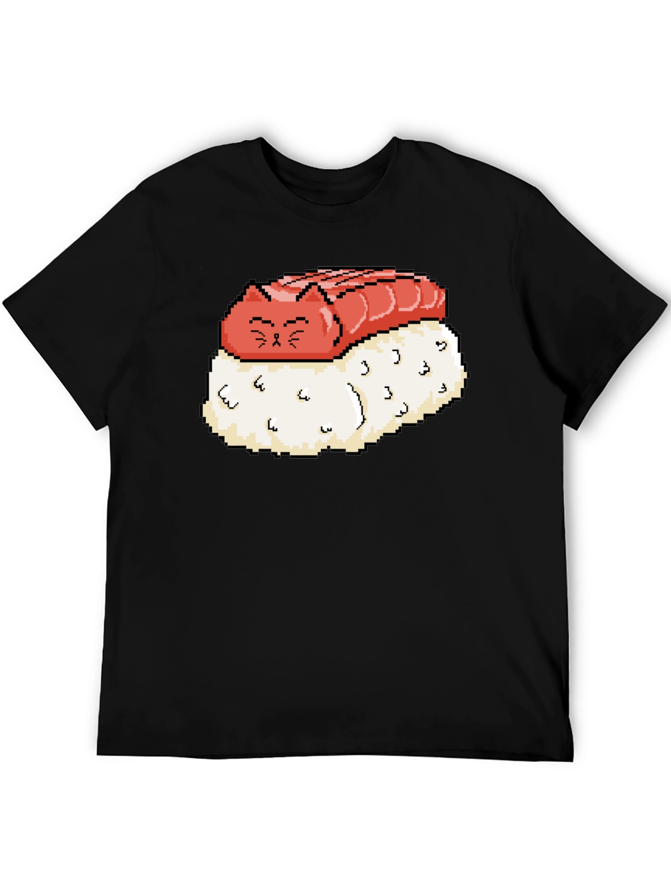 Sushi Cat Pixel Art Graphic Tee