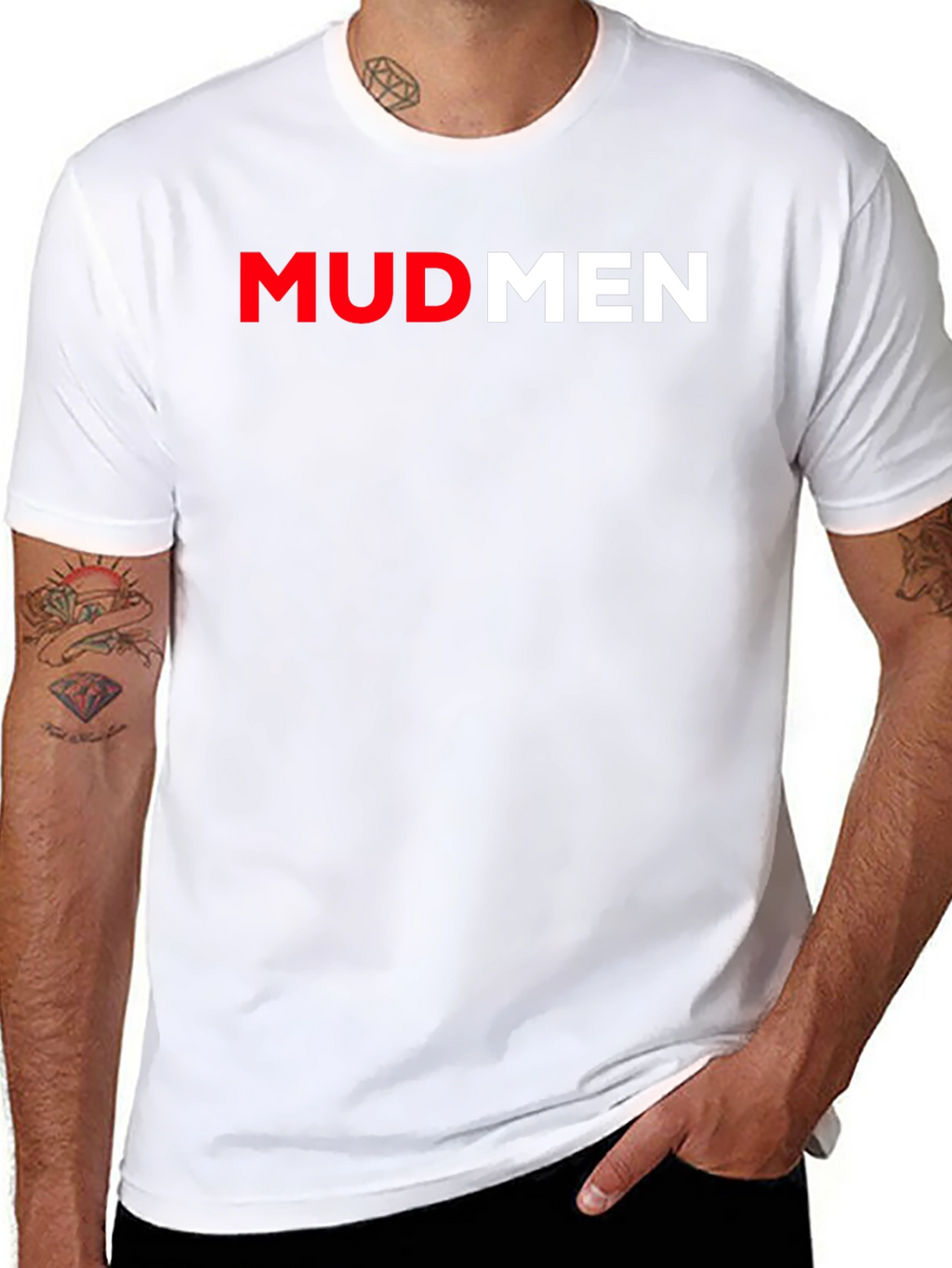 Mudmen Graphic T-Shirt - Short Sleeve Crew Neck