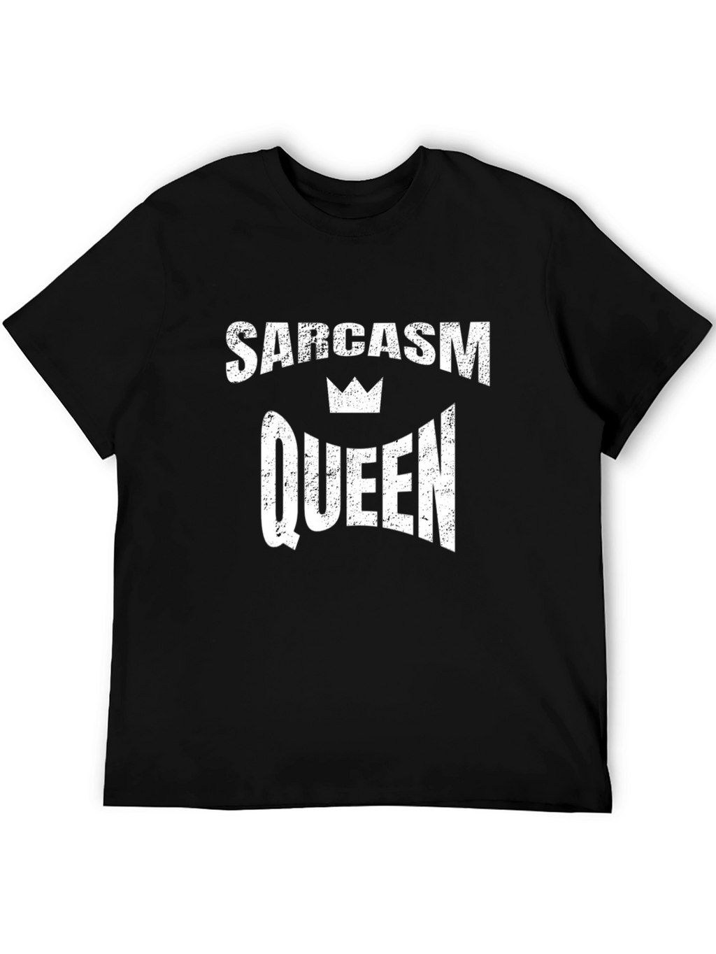 Sarcasm Queen Black T-Shirt