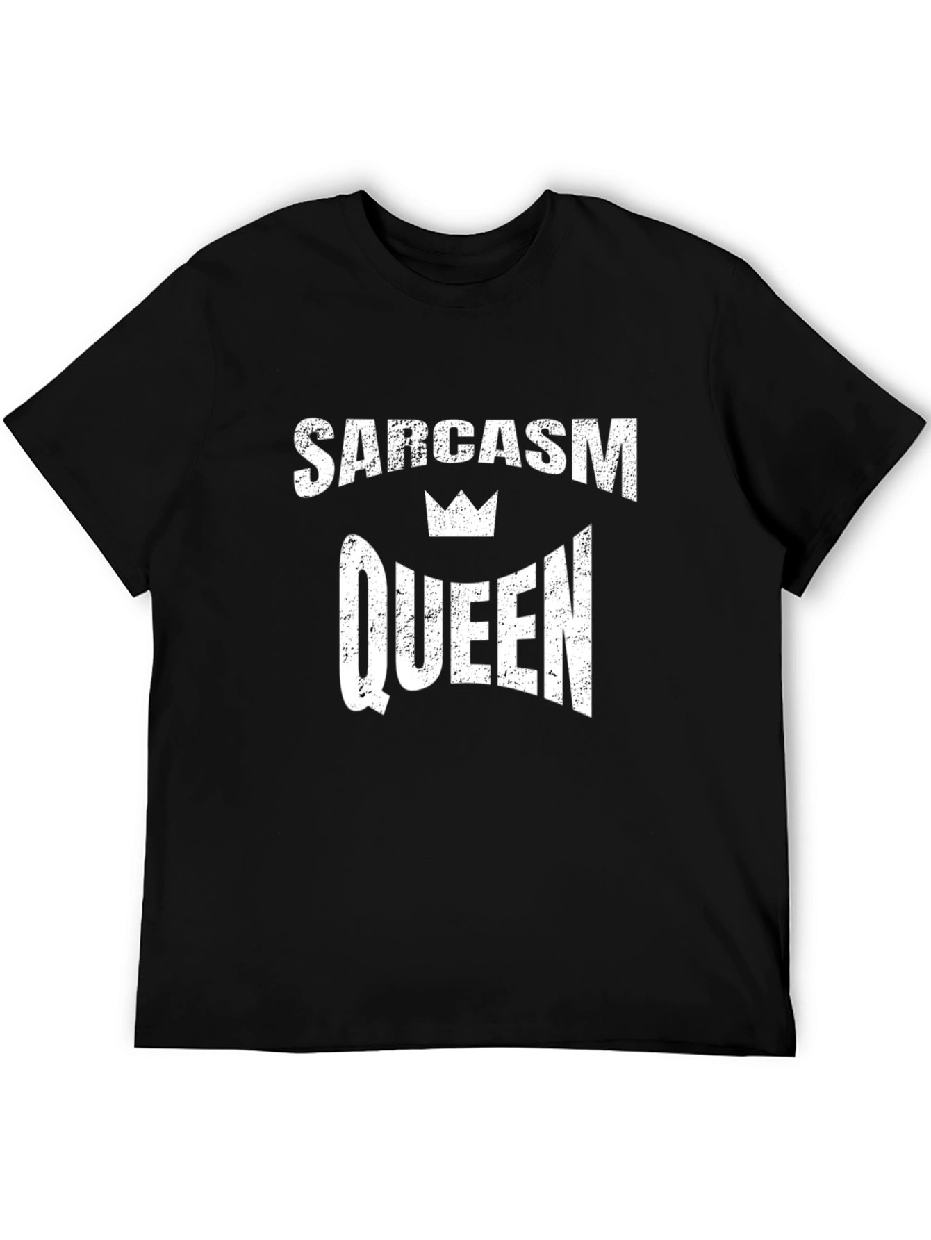 Sarcasm Queen Black T-Shirt