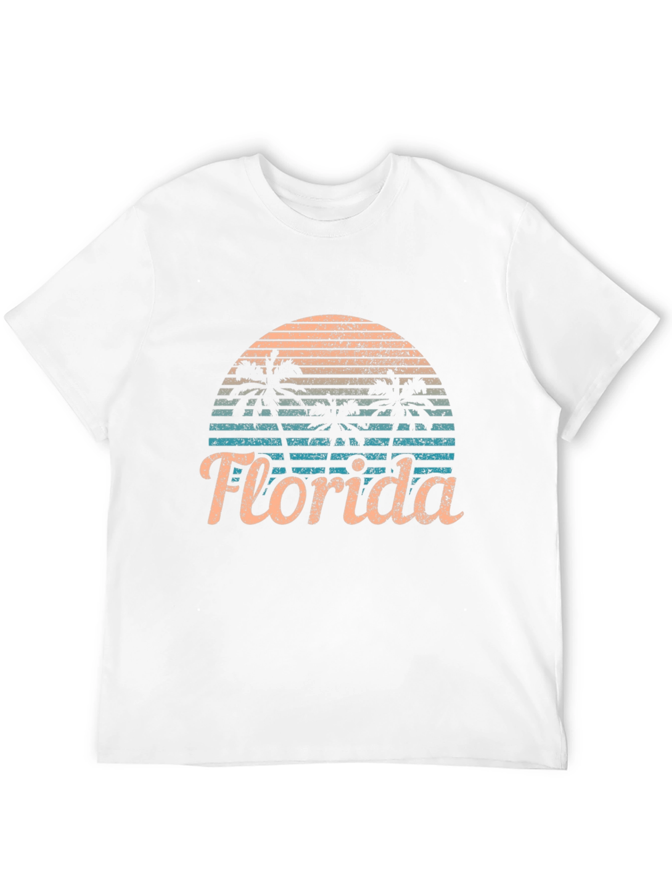 Florida Palm Sunset Graphic Tee