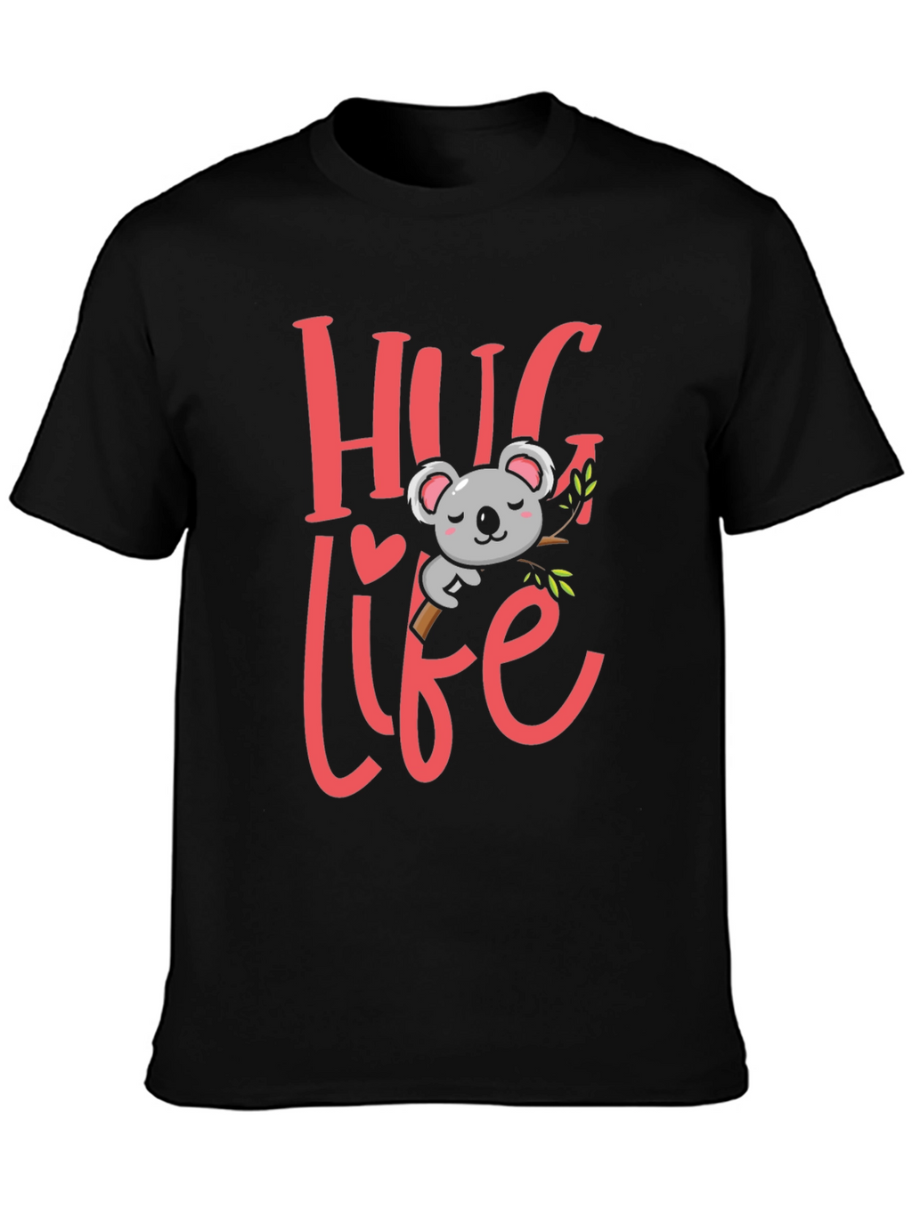 Hug Life Koala Bear Graphic Tee