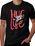 Hug Life Koala Bear Graphic Tee