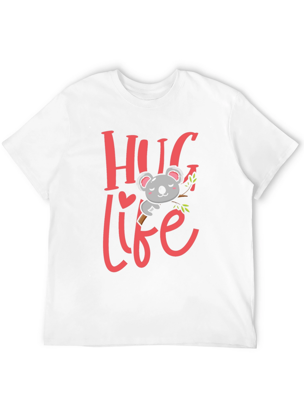 Hug Life Koala Bear Graphic Tee