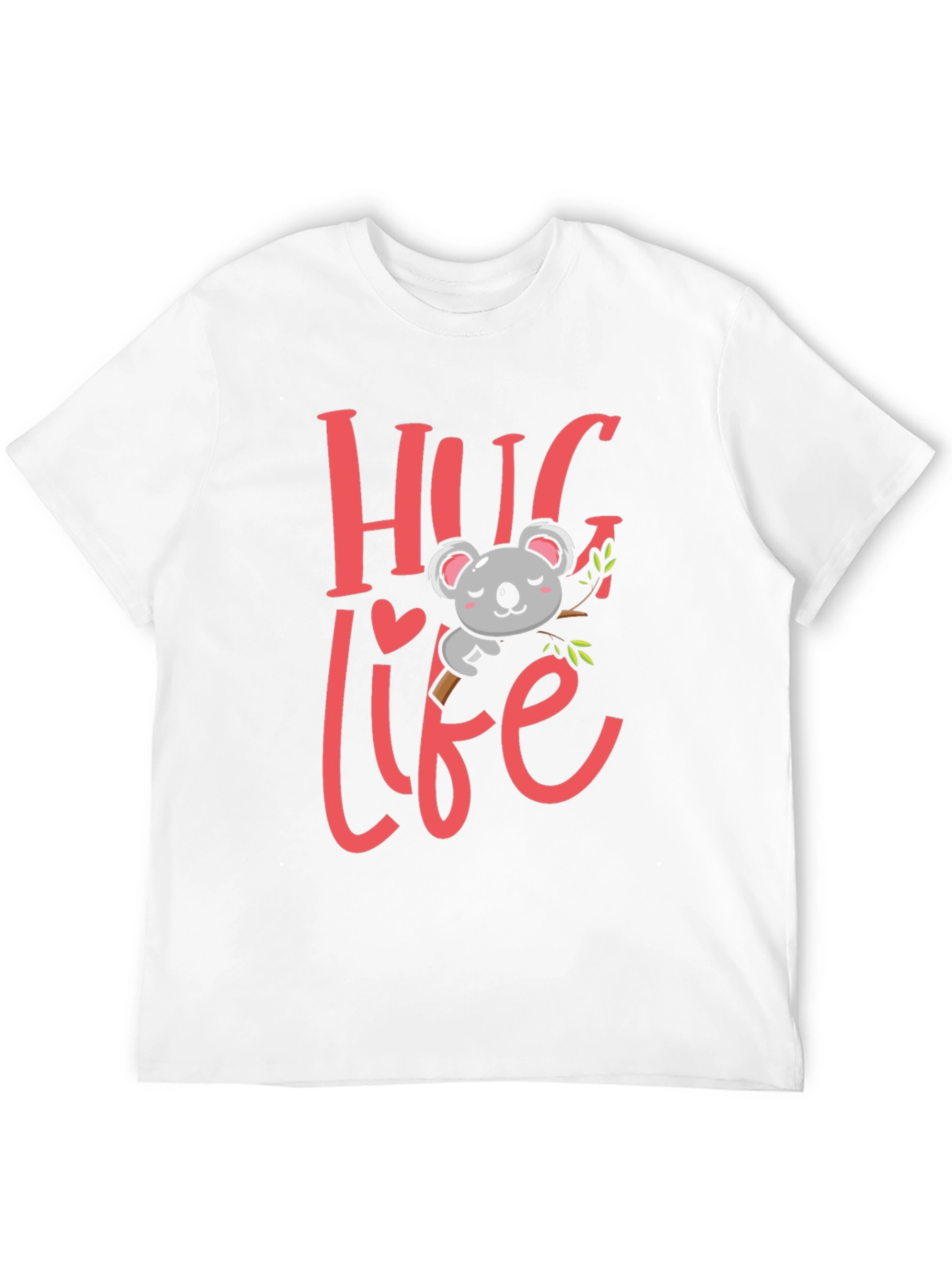 Hug Life Koala Bear Graphic Tee