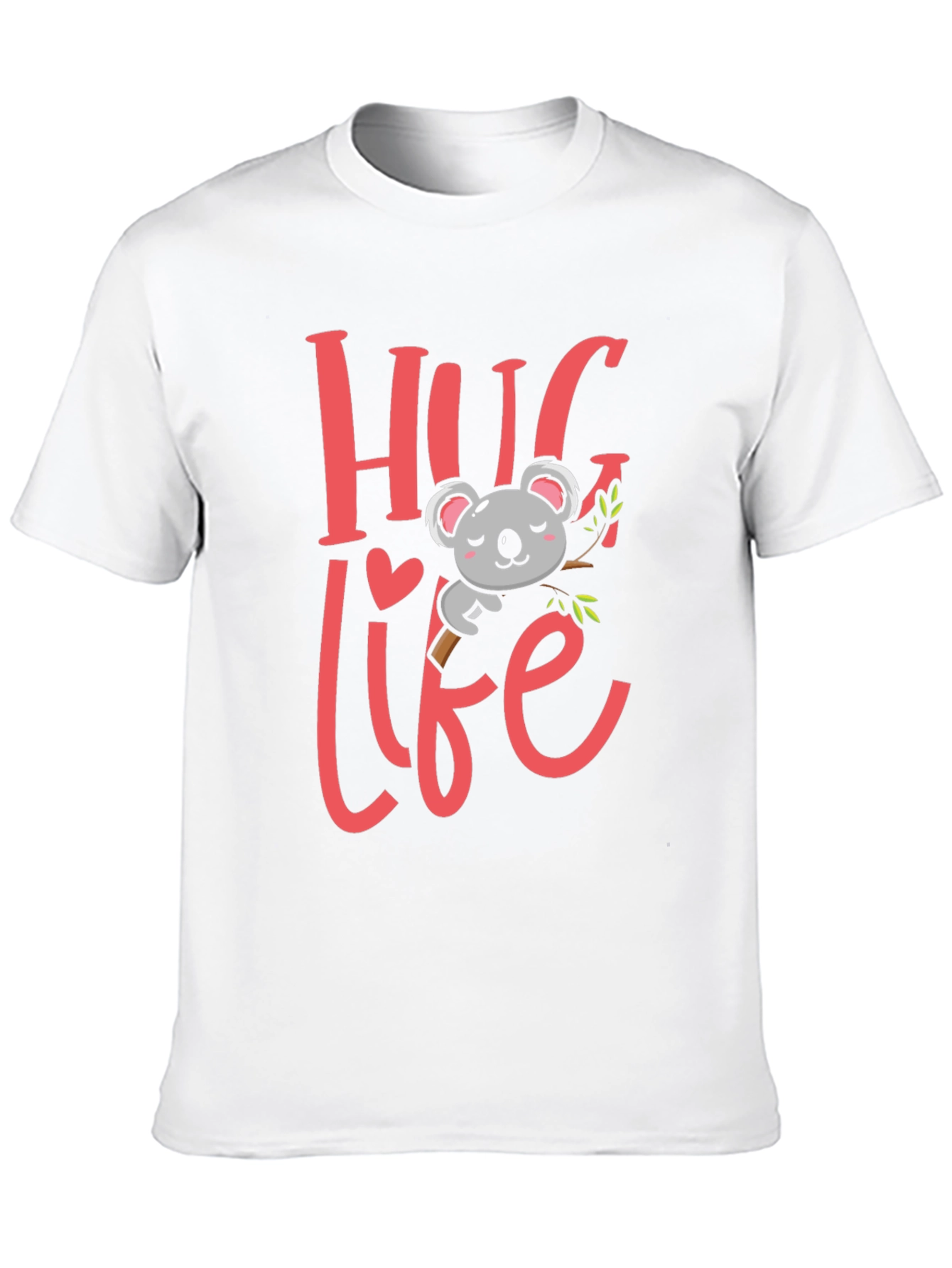 Hug Life Koala Bear Graphic Tee