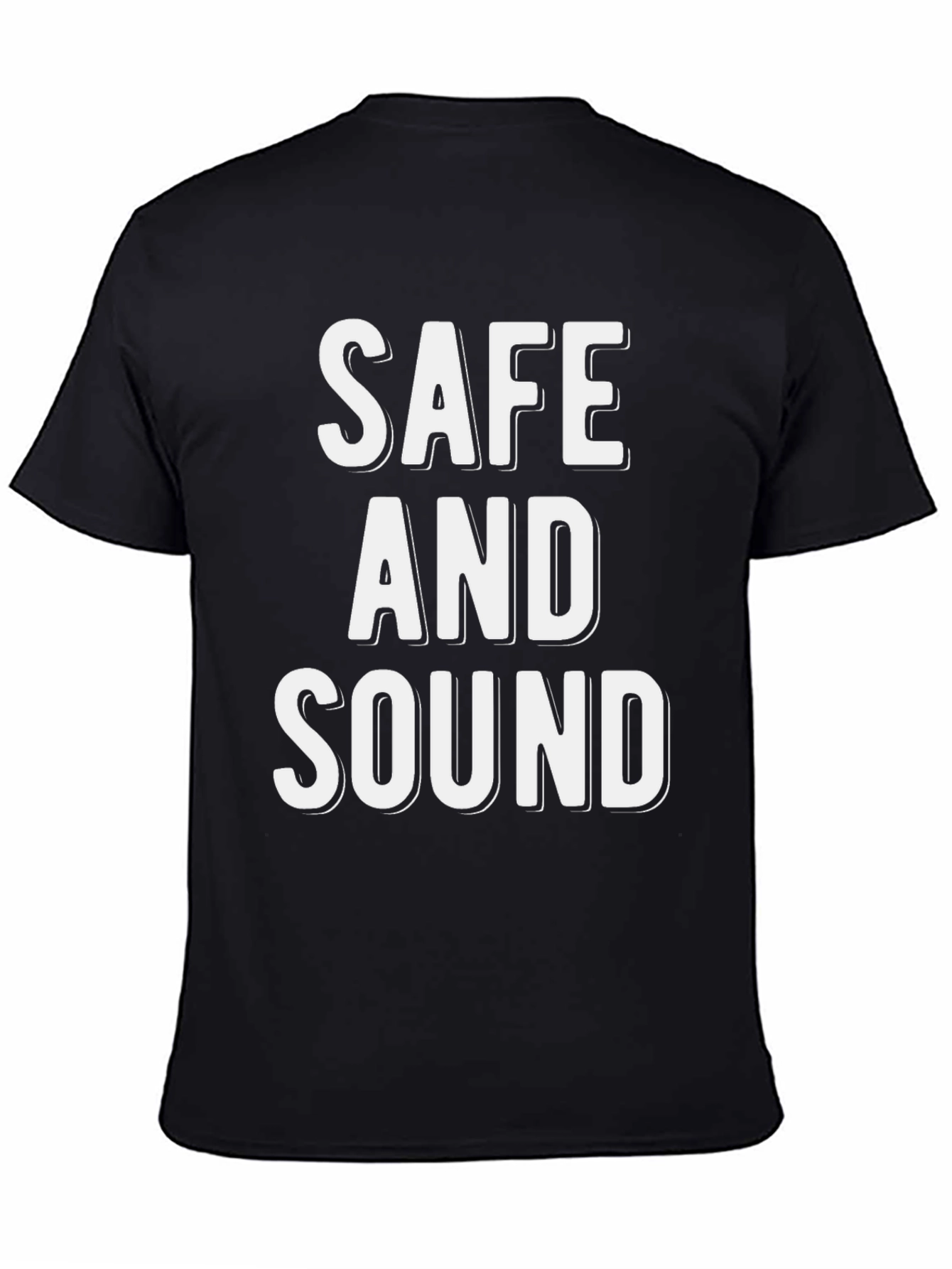 Safe and Sound Graphic Tee - Stylish Comfort