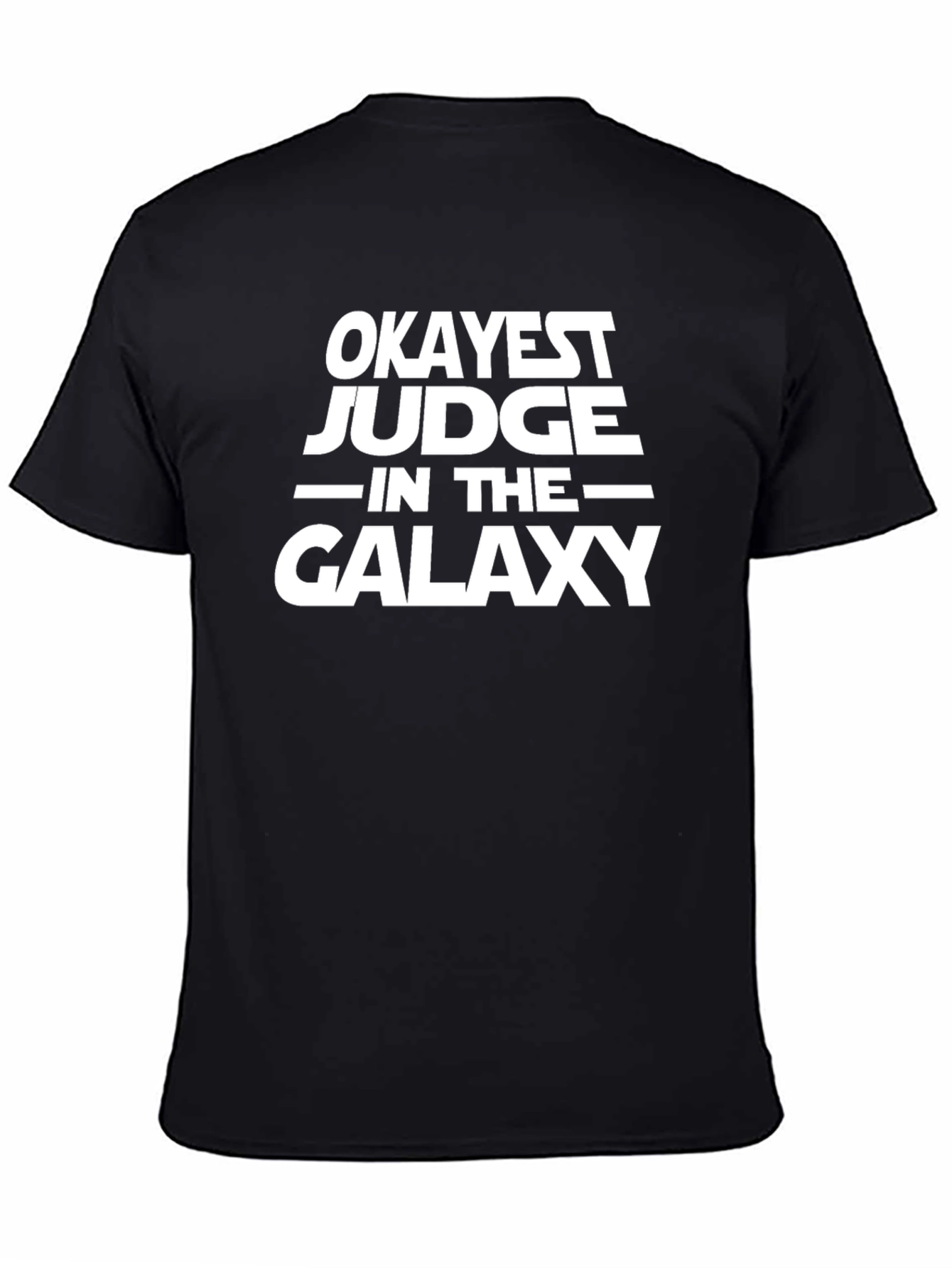 Okayest Judge Galaxy Tee - Sci-Fi Humor T-Shirt