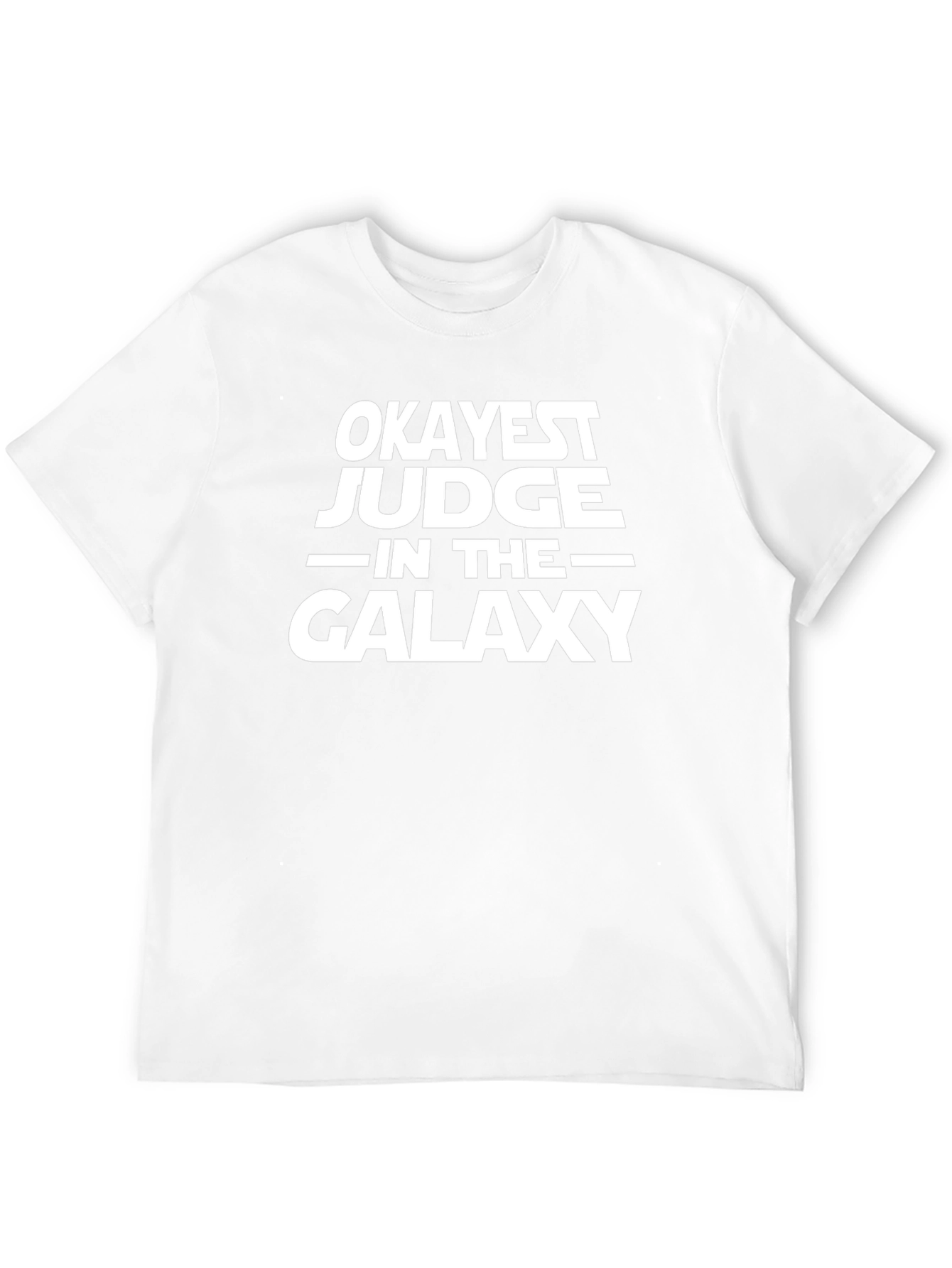 Okayest Judge Galaxy Tee - Sci-Fi Humor T-Shirt