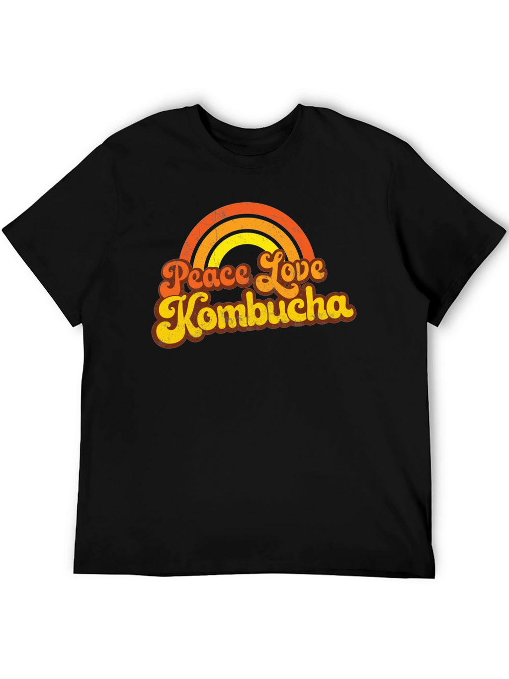 Peace Love Kombucha Retro Graphic Tee
