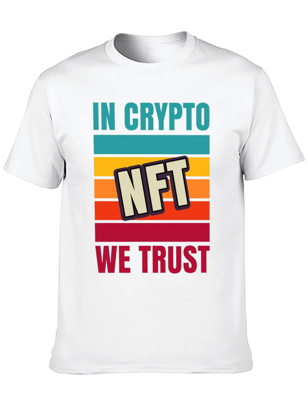 In Crypto We Trust NFT Graphic T-Shirt