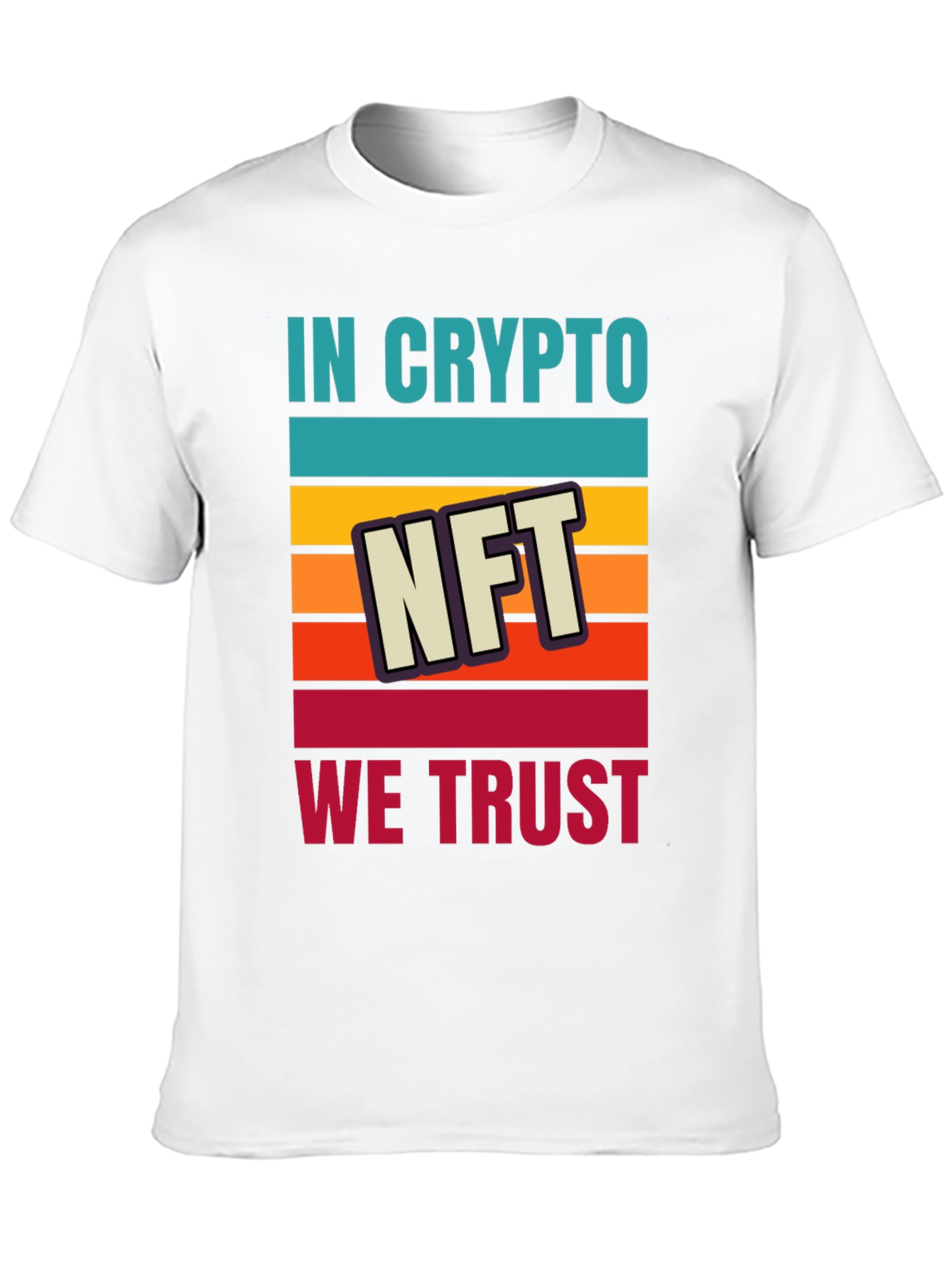 In Crypto We Trust NFT Graphic T-Shirt