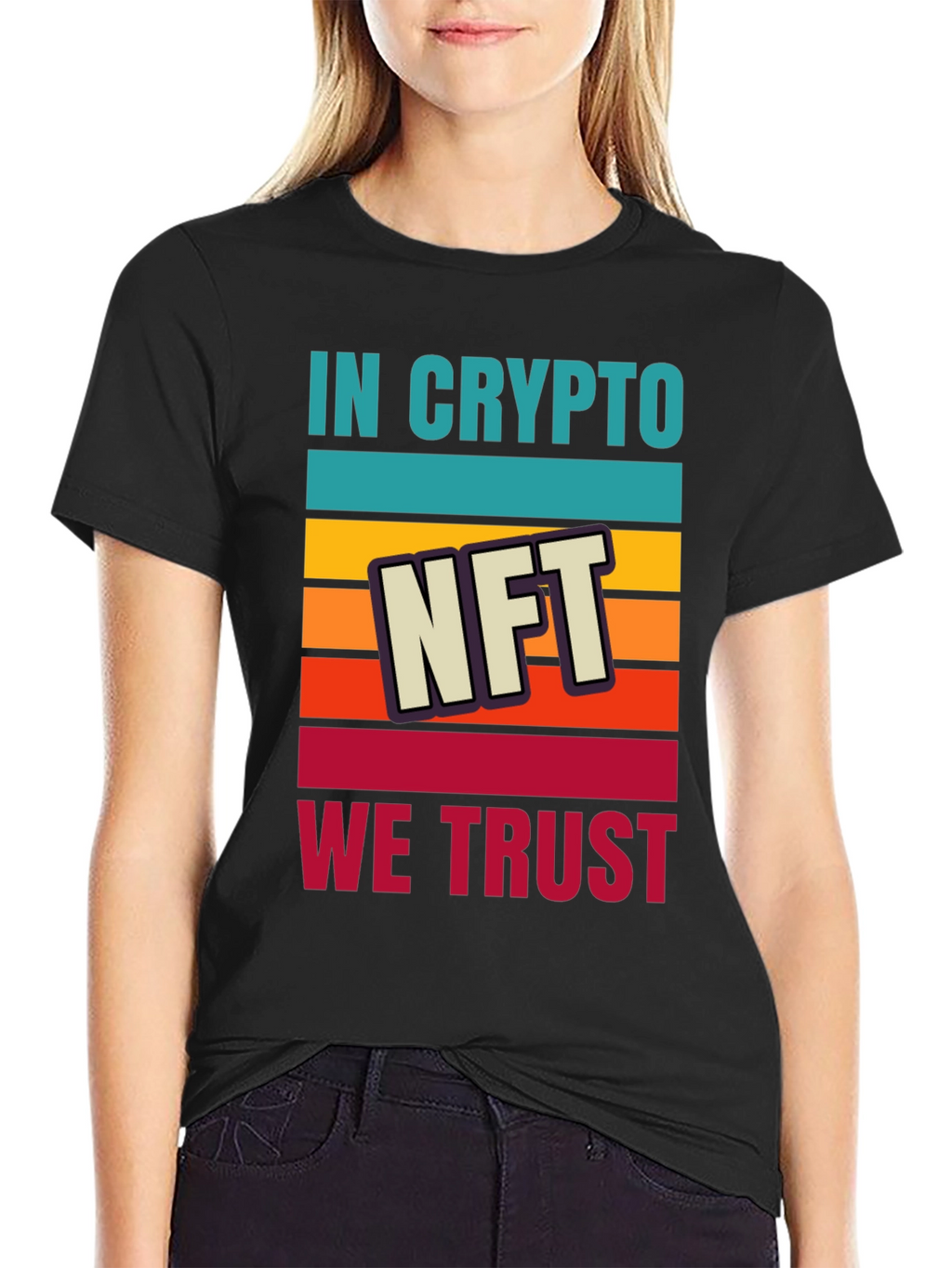 In Crypto We Trust NFT Graphic T-Shirt