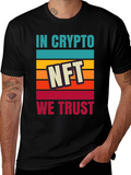 In Crypto We Trust NFT Graphic T-Shirt