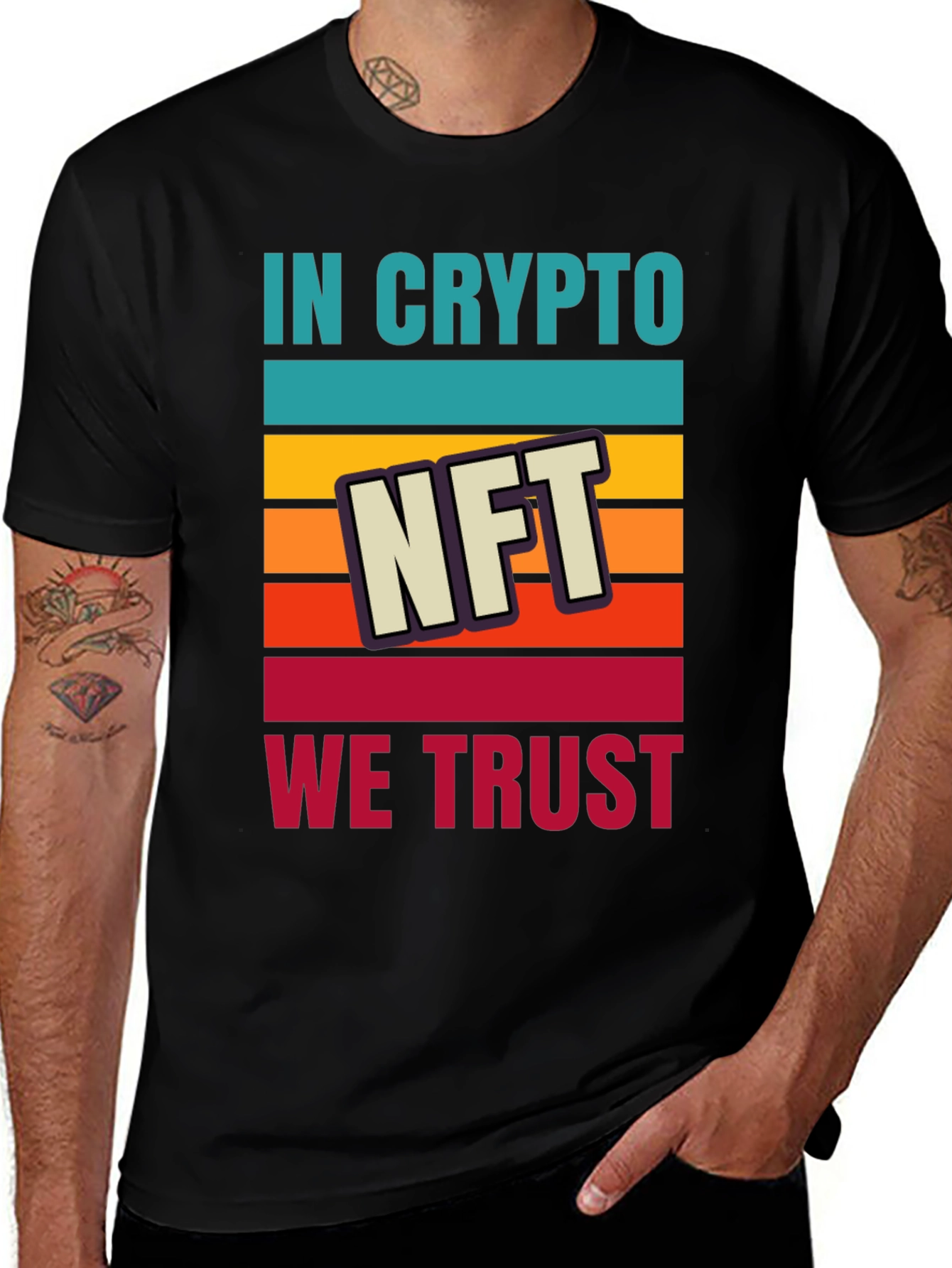 In Crypto We Trust NFT Graphic T-Shirt