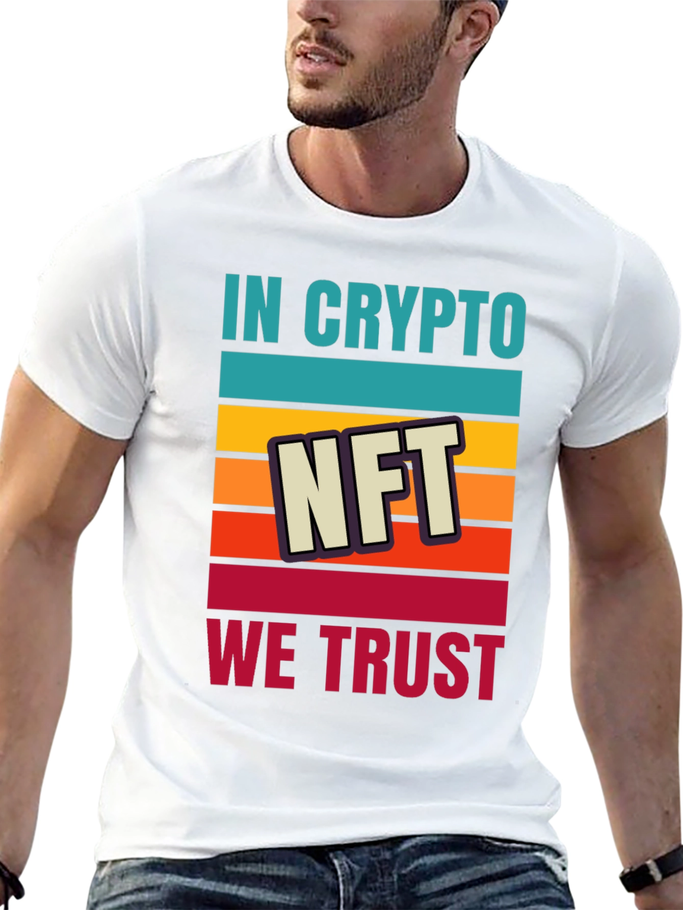 In Crypto We Trust NFT Graphic T-Shirt