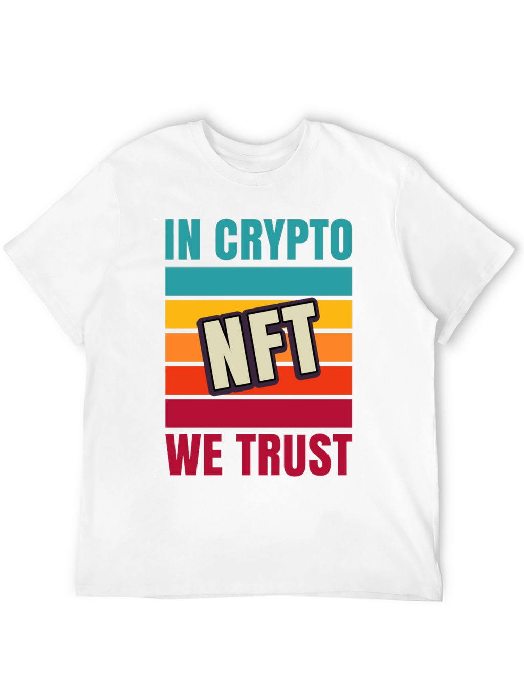 In Crypto We Trust NFT Graphic T-Shirt