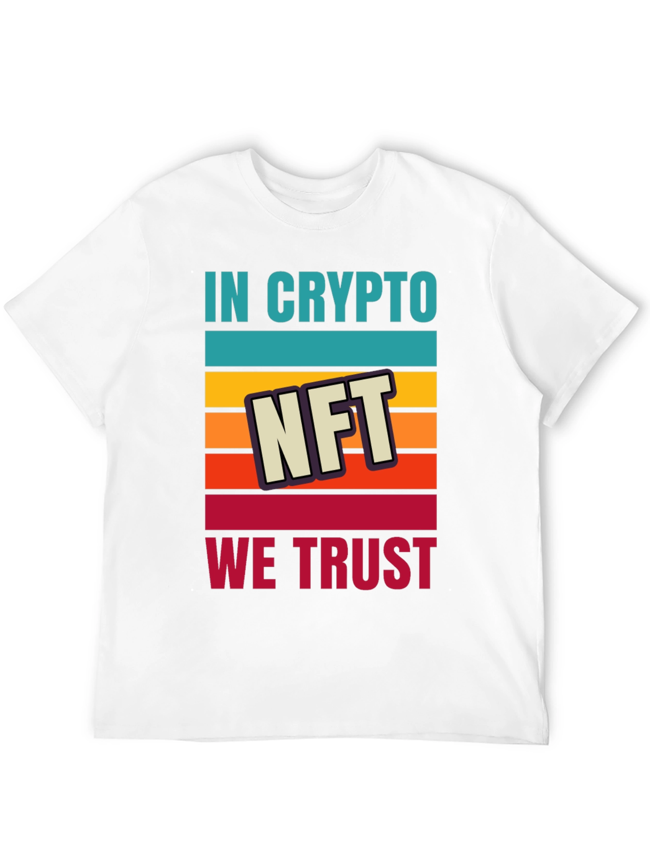 In Crypto We Trust NFT Graphic T-Shirt