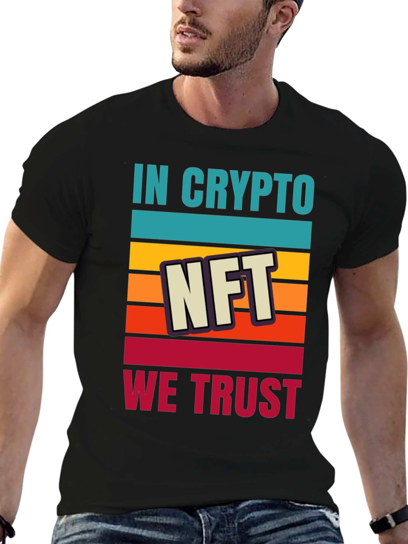In Crypto We Trust NFT Graphic T-Shirt