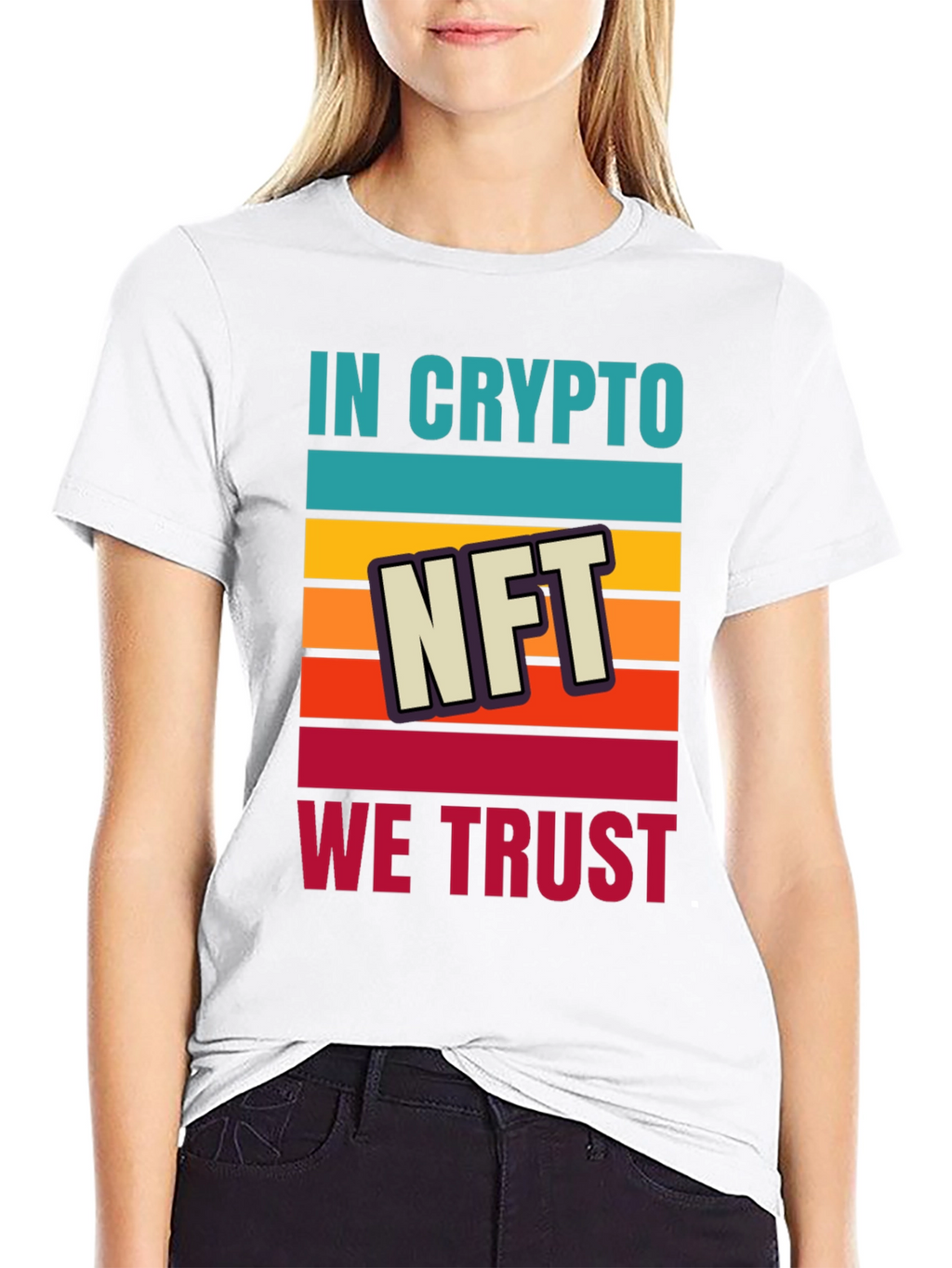 In Crypto We Trust NFT Graphic T-Shirt