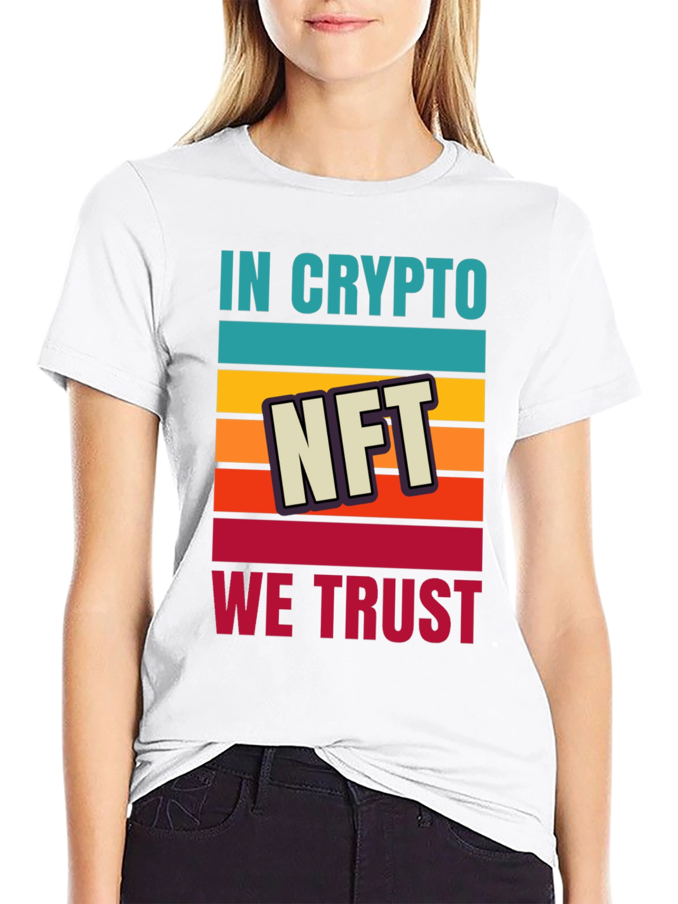 In Crypto We Trust NFT Graphic T-Shirt