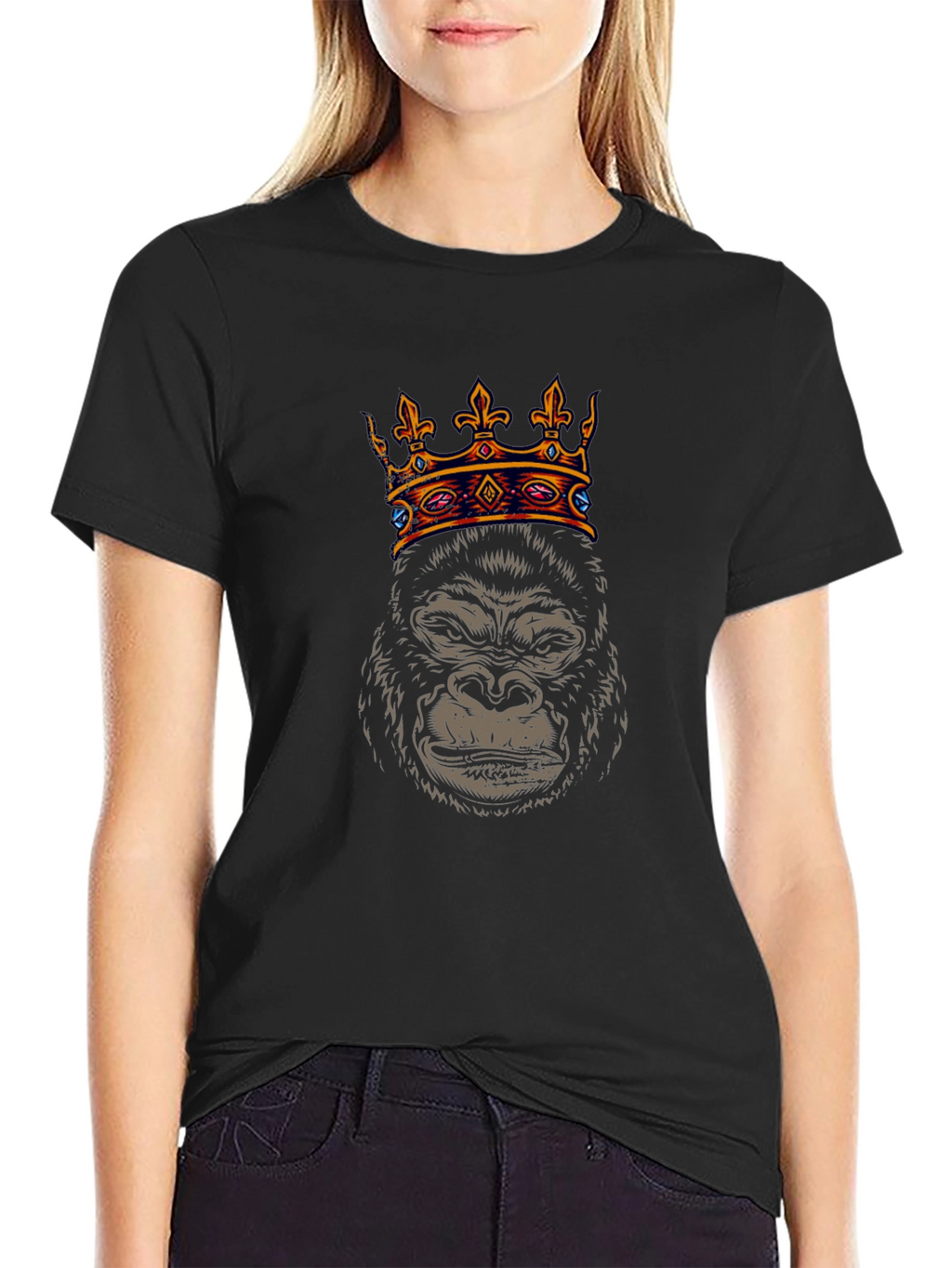 King Gorilla Graphic Tee - Black