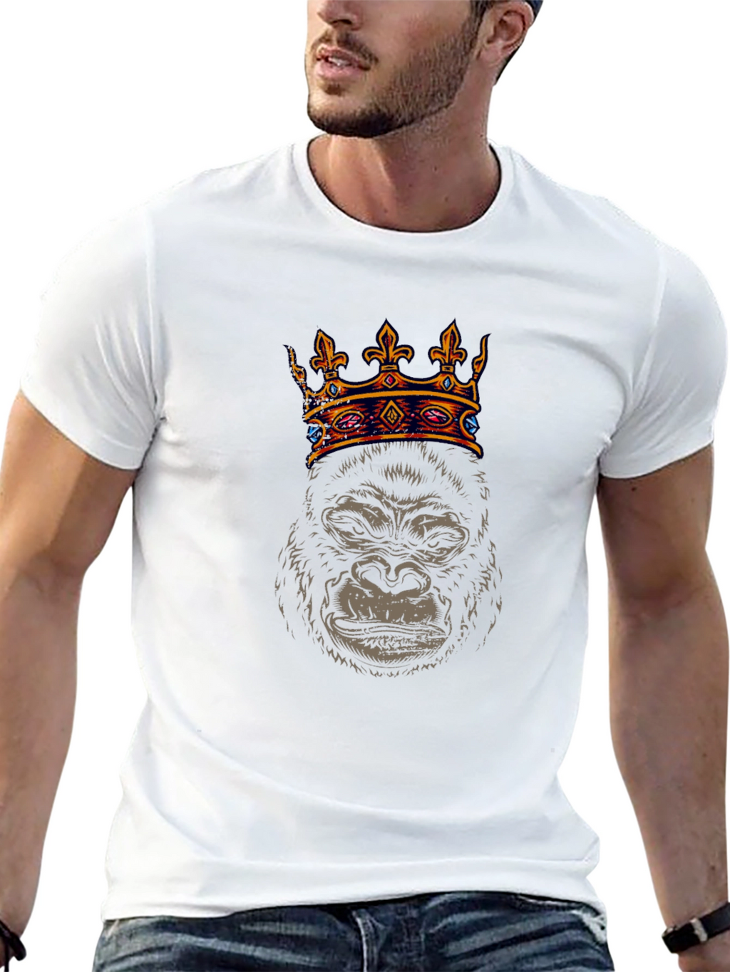 King Gorilla Graphic Tee - Black
