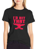 Id Hit That Anvil T-Shirt - Black