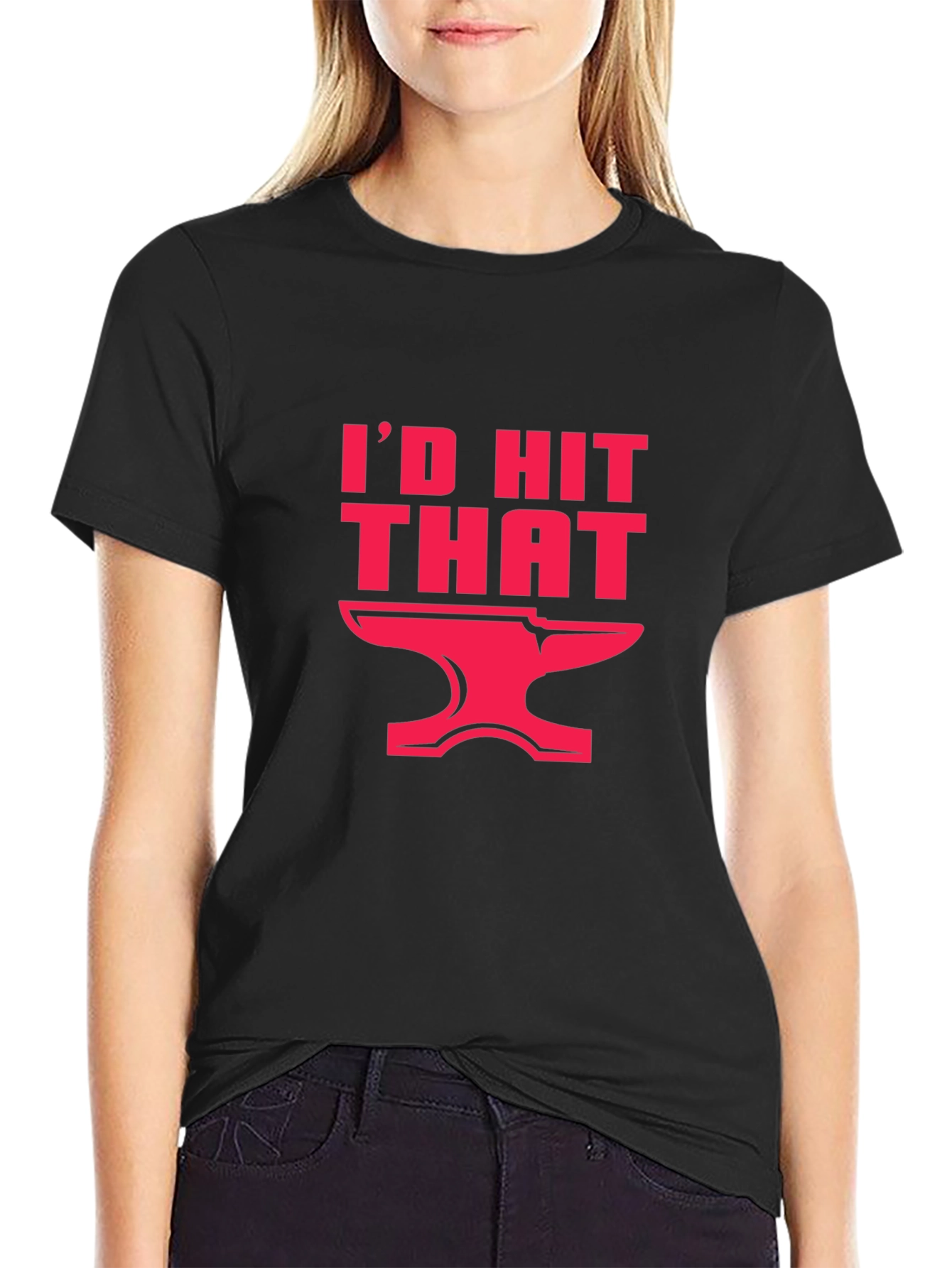 Id Hit That Anvil T-Shirt - Black