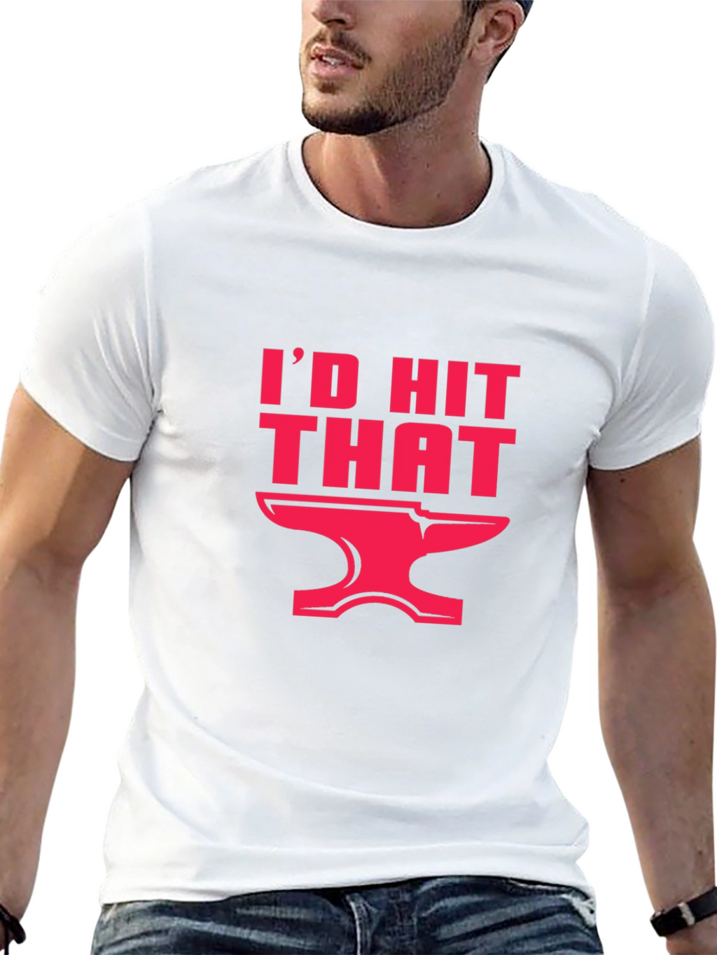 Id Hit That Anvil T-Shirt - Black