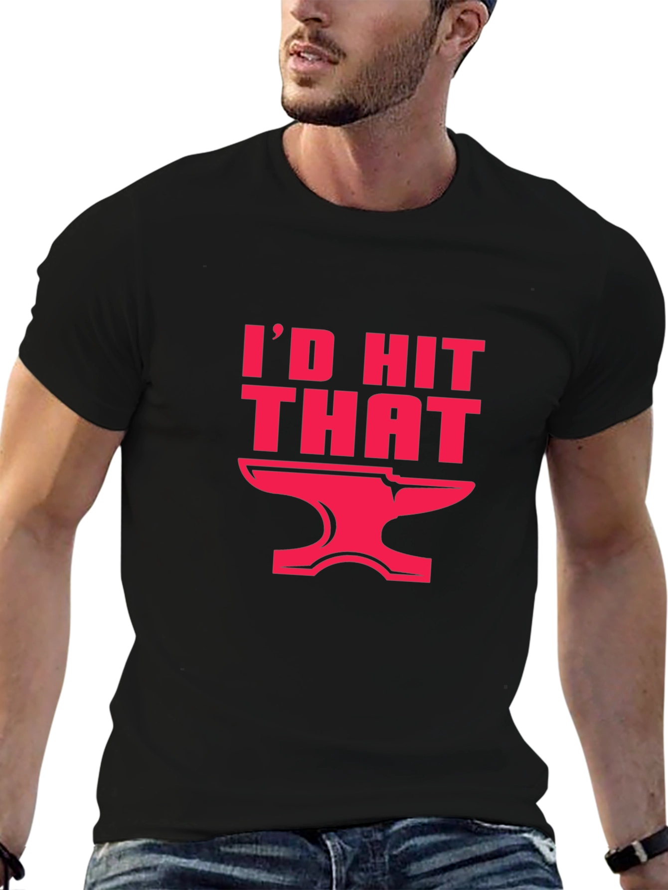 Id Hit That Anvil T-Shirt - Black