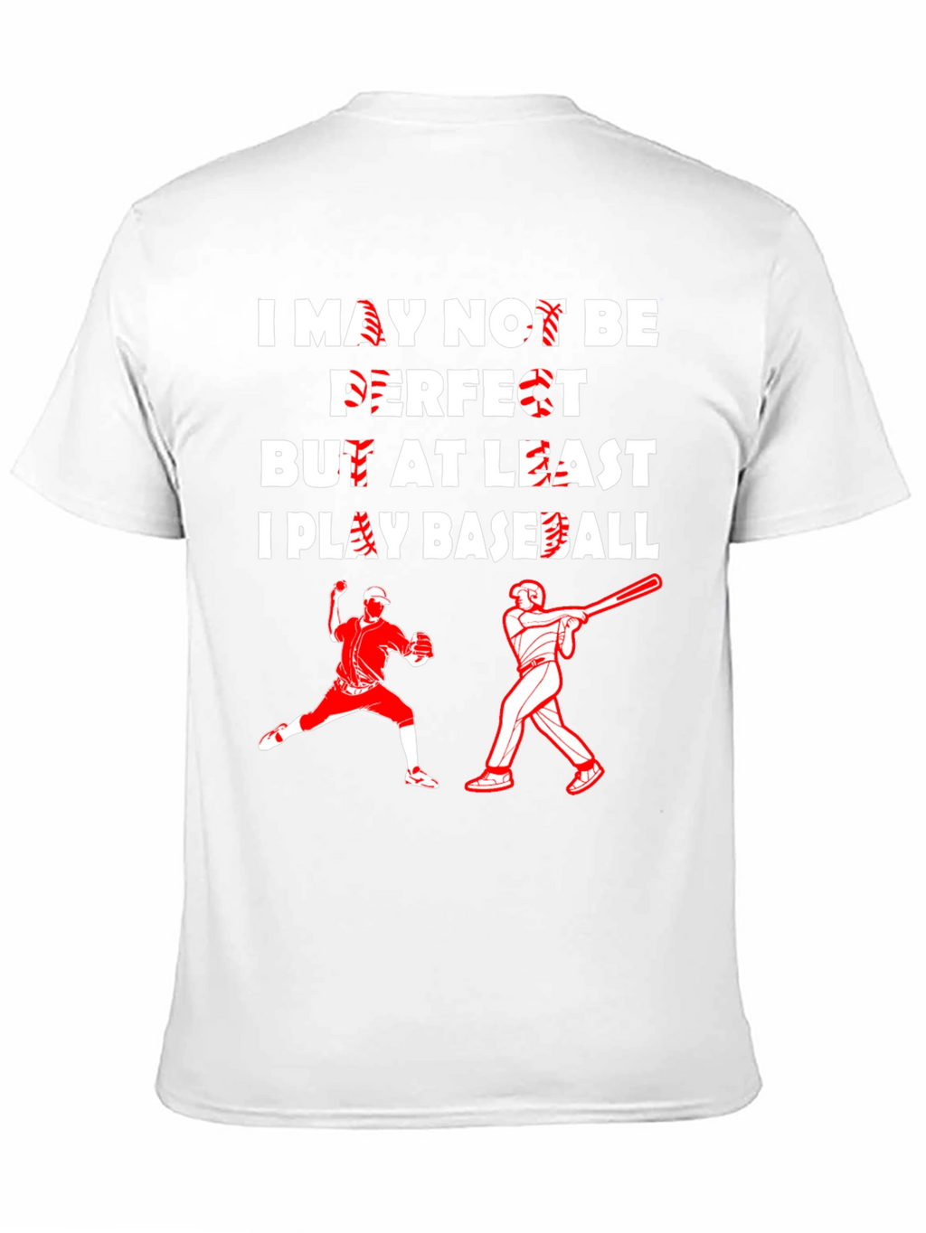 Funny Baseball Player Graphic T-Shirt