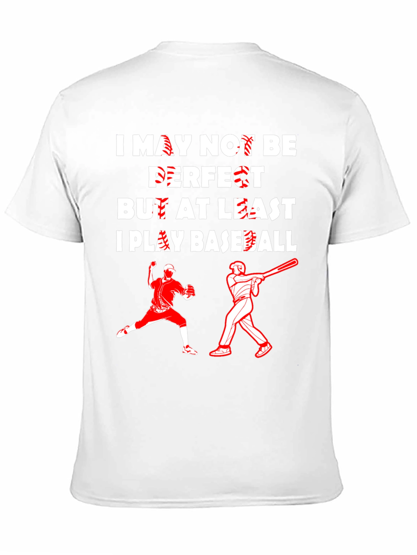 Funny Baseball Player Graphic T-Shirt
