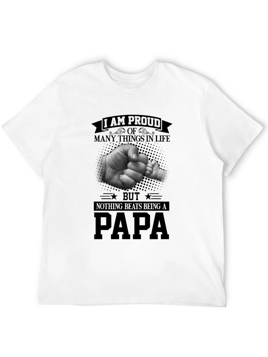 Proud Papa T-Shirt - Fathers Day Gift