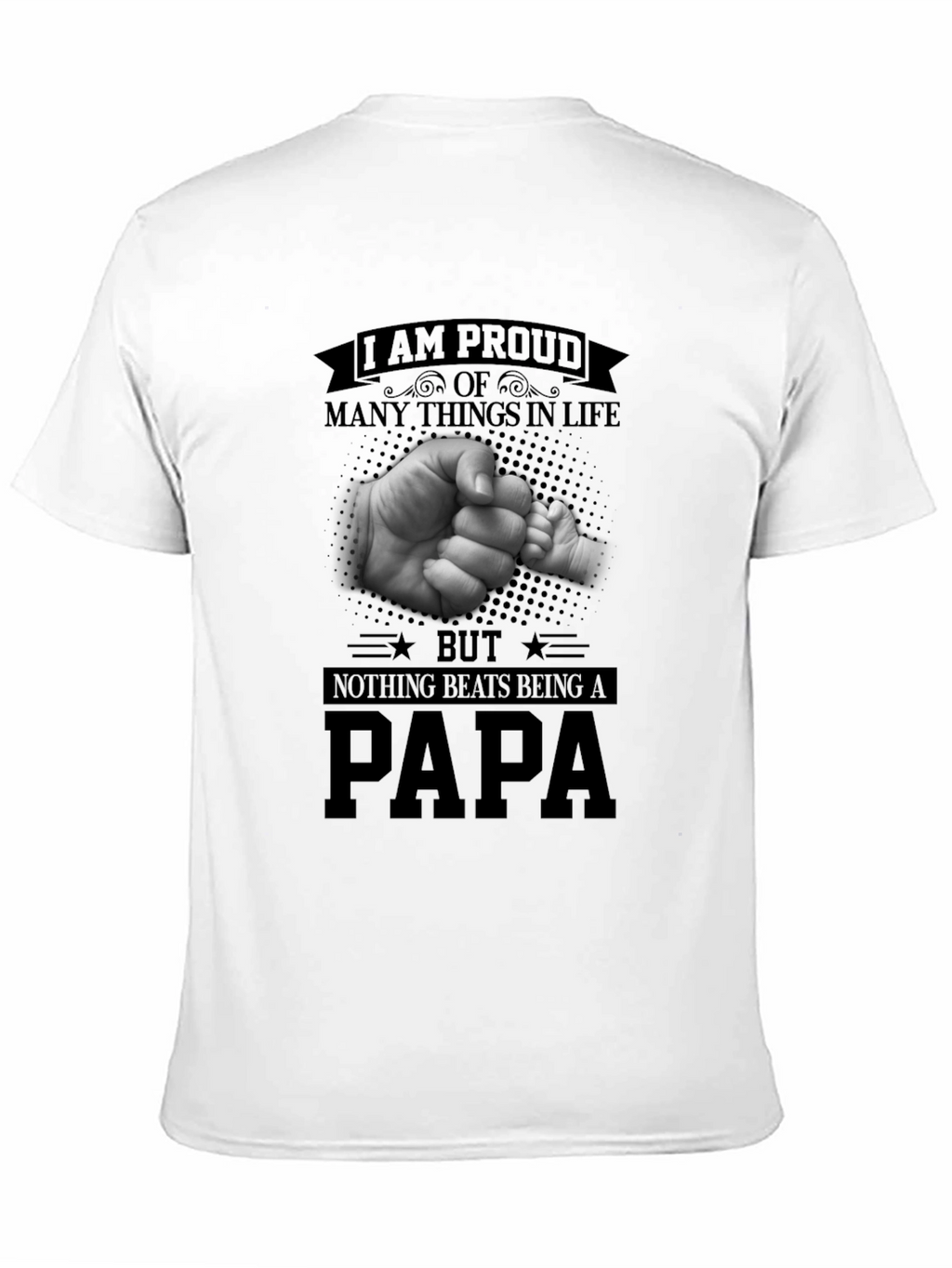Proud Papa T-Shirt - Fathers Day Gift