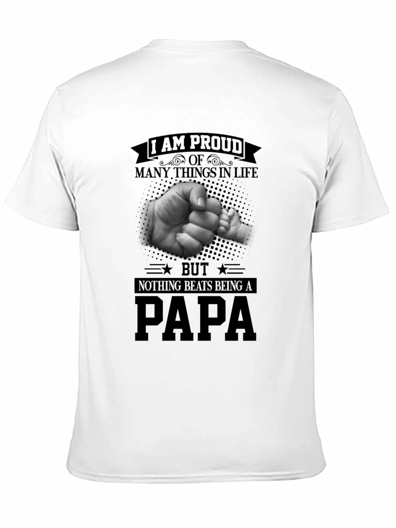 Proud Papa T-Shirt - Fathers Day Gift