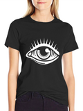 All Seeing Eye Graphic T-Shirt - Black