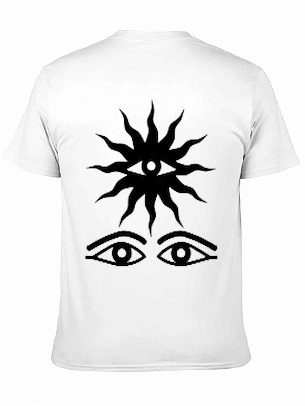 Mystic Eye Graphic Tee - Black Cotton