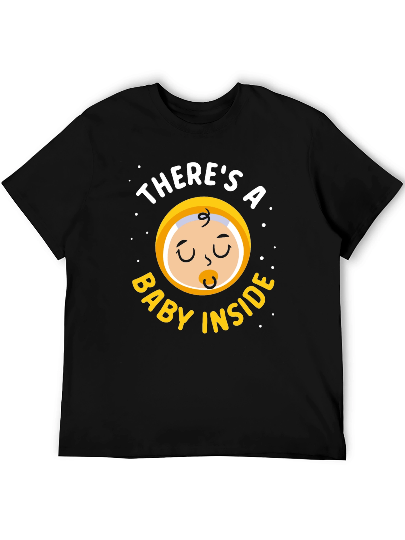 Theres a Baby Inside T-Shirt - Maternity Tee