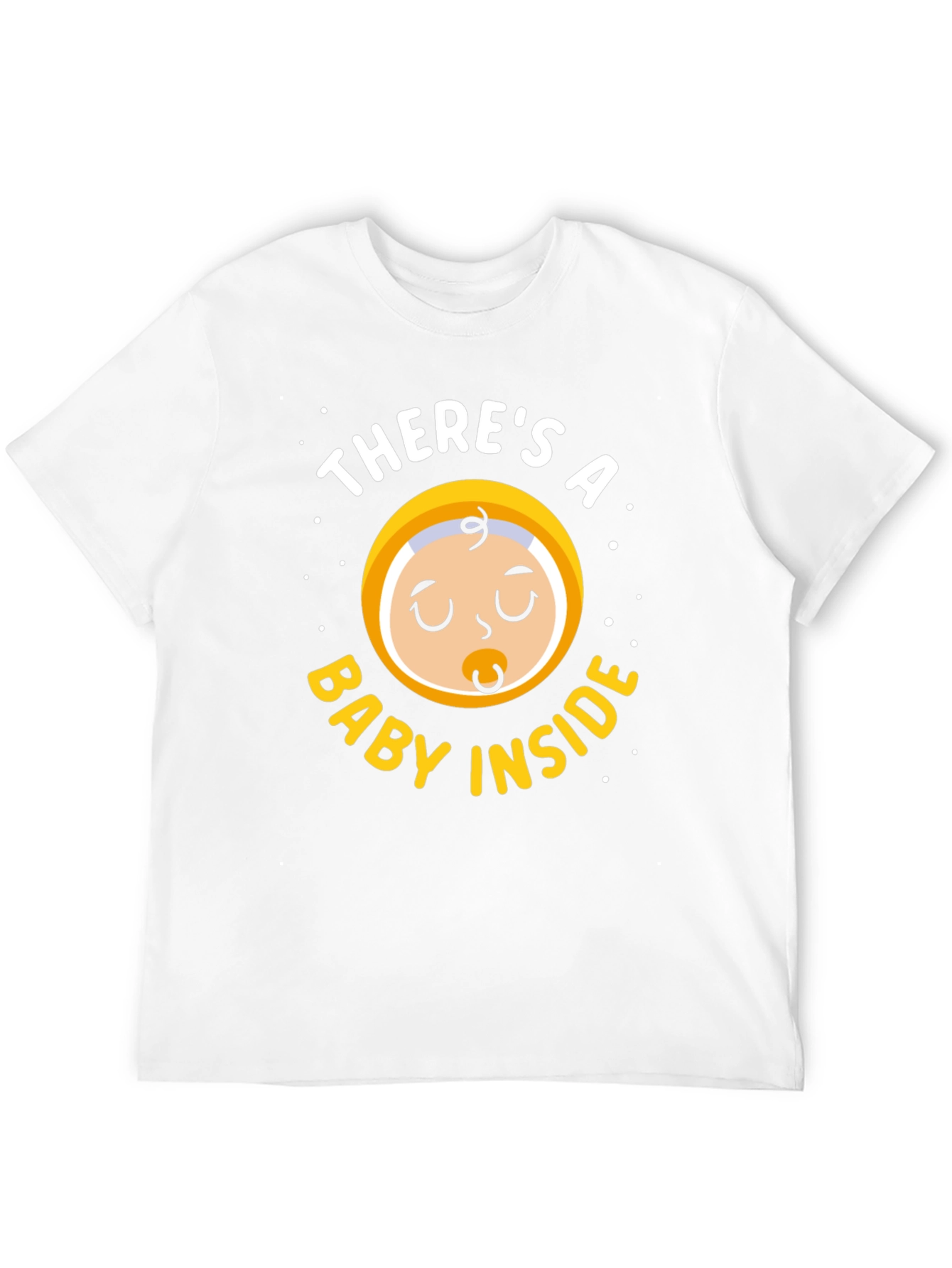 Theres a Baby Inside T-Shirt - Maternity Tee