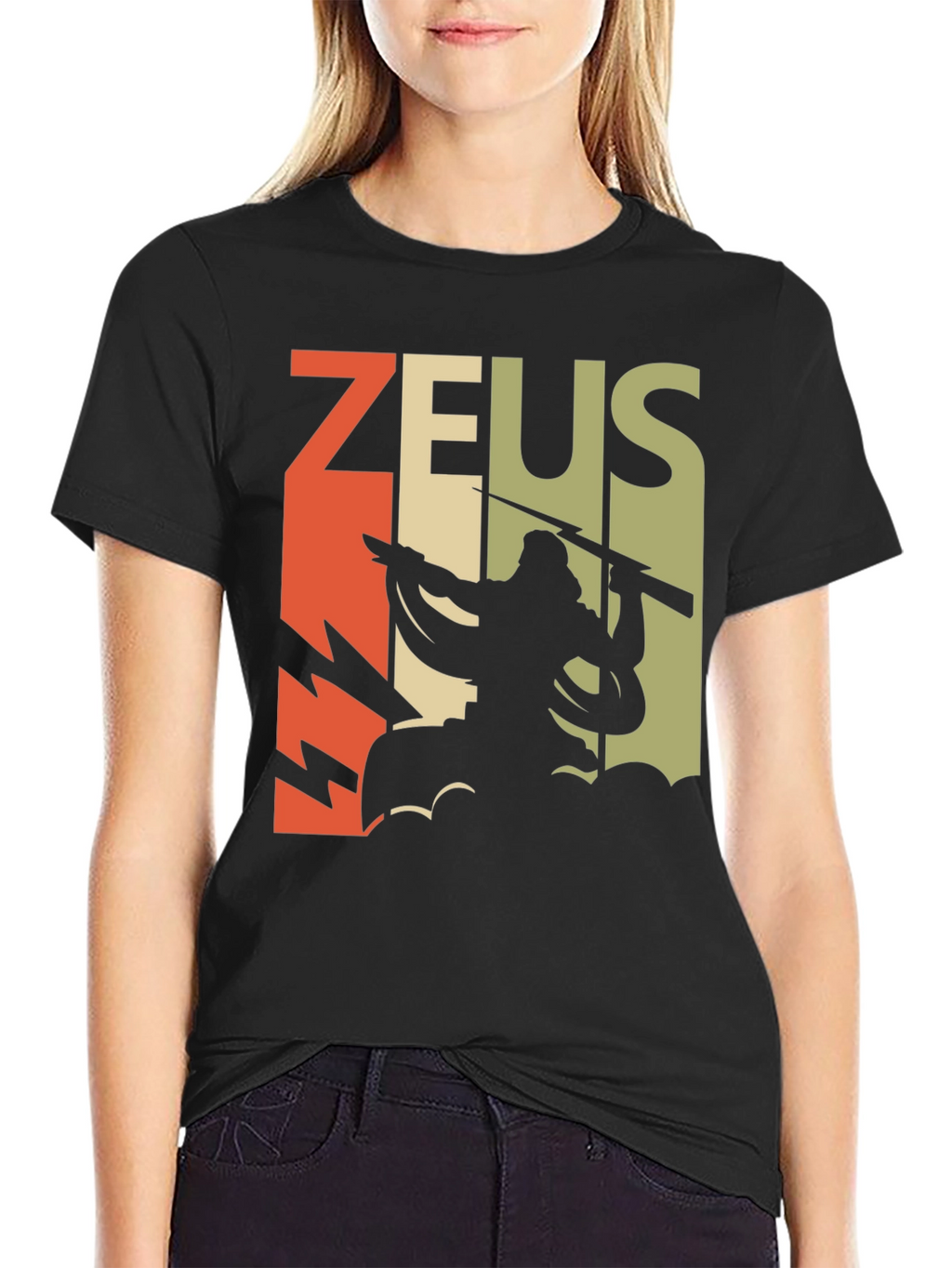 Zeus Graphic T-Shirt - God of Thunder Design