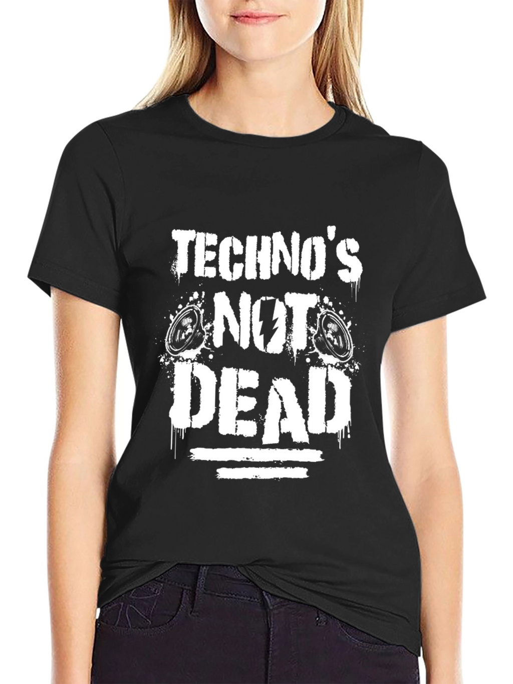 Technos Not Dead Graphic Tee - Black