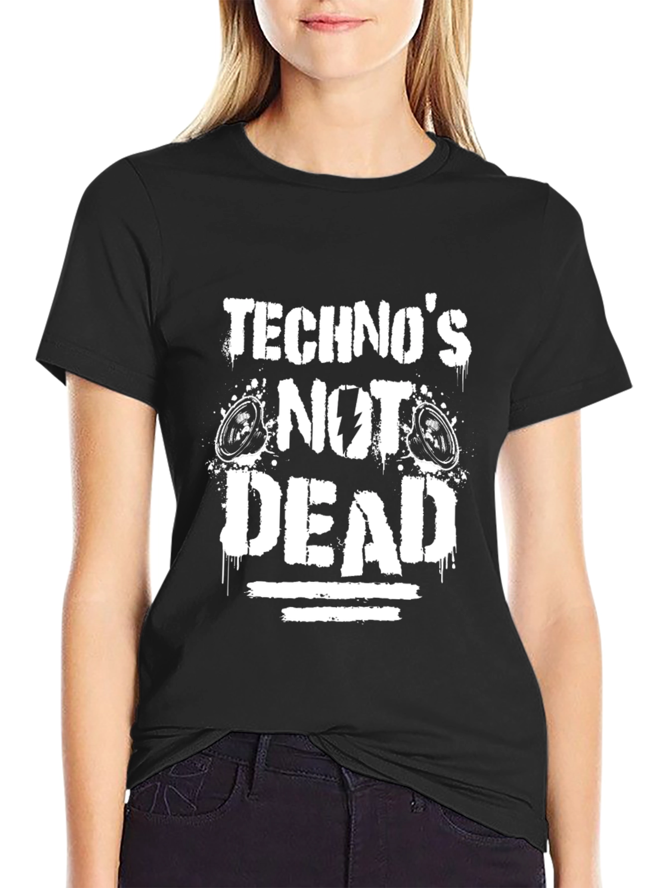 Technos Not Dead Graphic Tee - Black