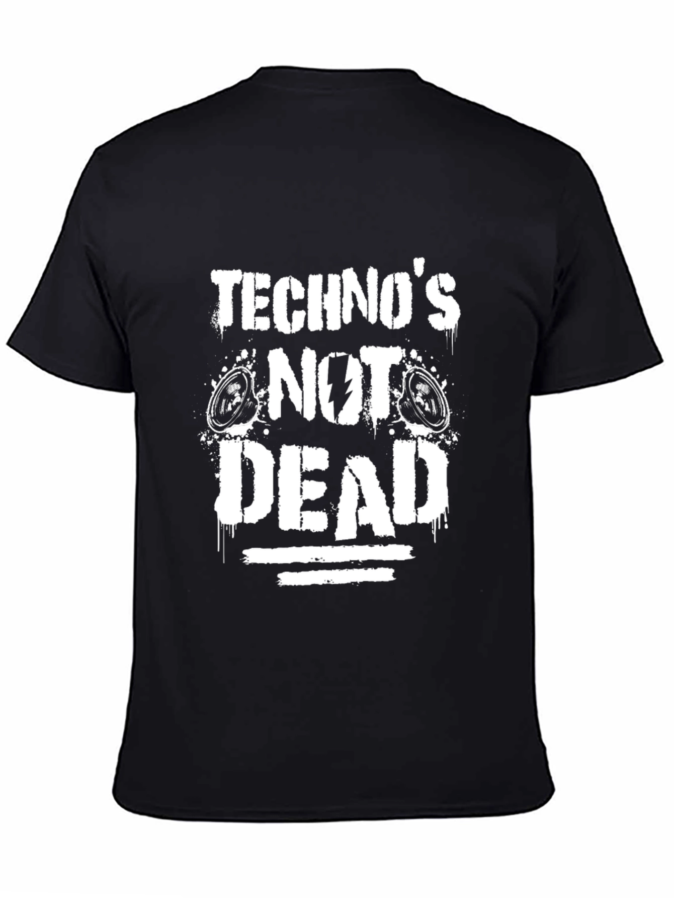 Technos Not Dead Graphic Tee - Black
