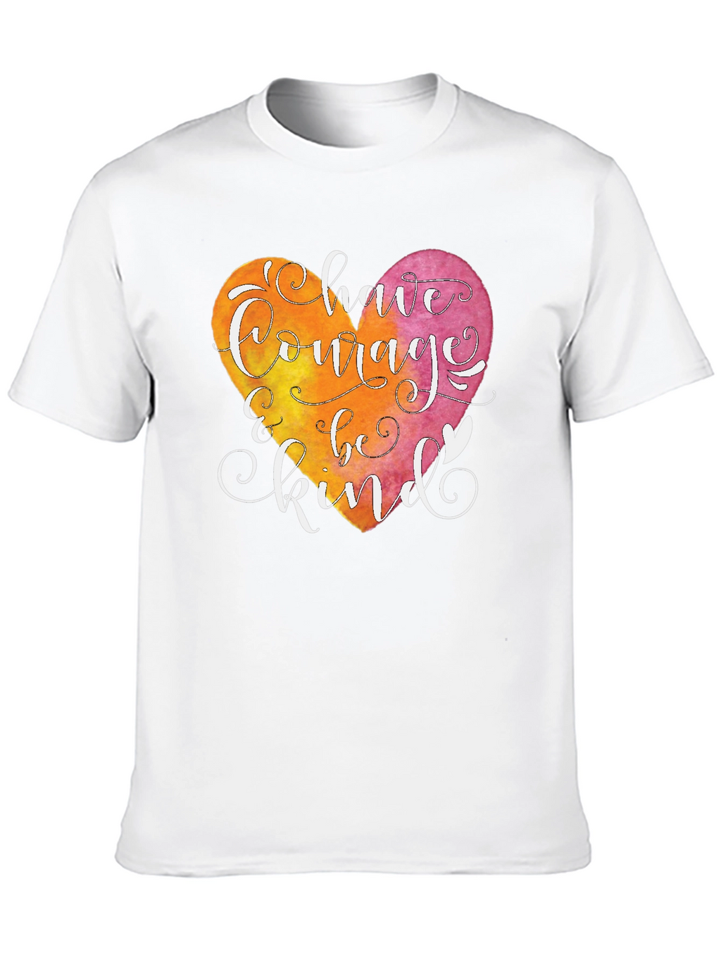 Courage and Kindness Heart T-Shirt