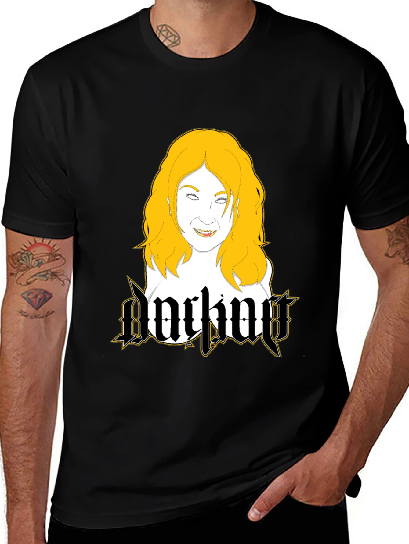Illustrated Graphic Tee - Darkiny