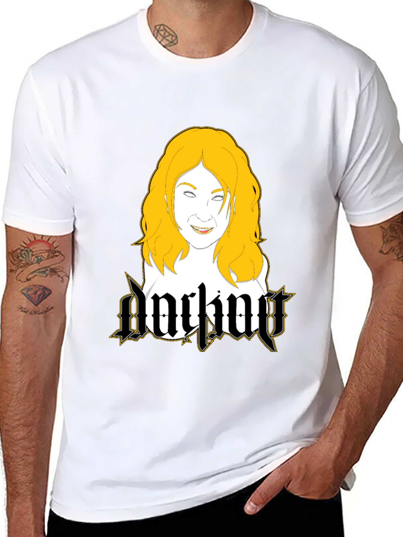 Illustrated Graphic Tee - Darkiny
